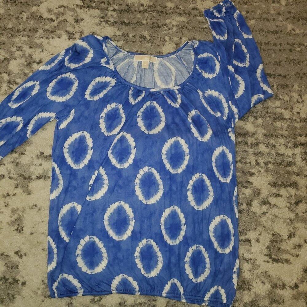 Michael Kors Blue Blouse || Like New | Med